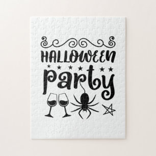 Halloween-Party Birthday Puzzle