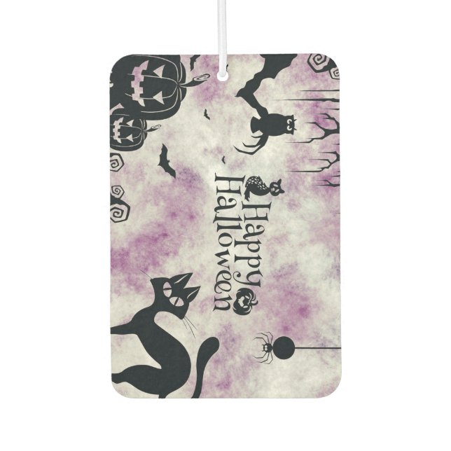 Halloween-Party Black Cat Evil Pumpkins Beängstige Autolufterfrischer (Vorderseite)