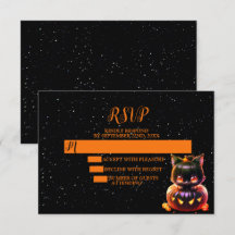 Halloween-Party Black Cat Pumpkin Horror Beängstig