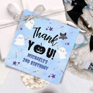 Halloween Party Boy Niedlich Spooky Blue Geschenkanhänger