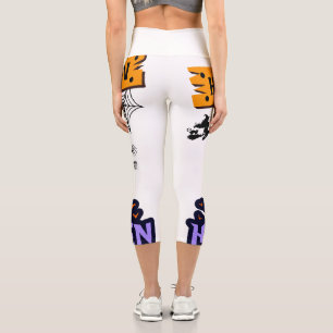 Halloween Party Capri Leggings