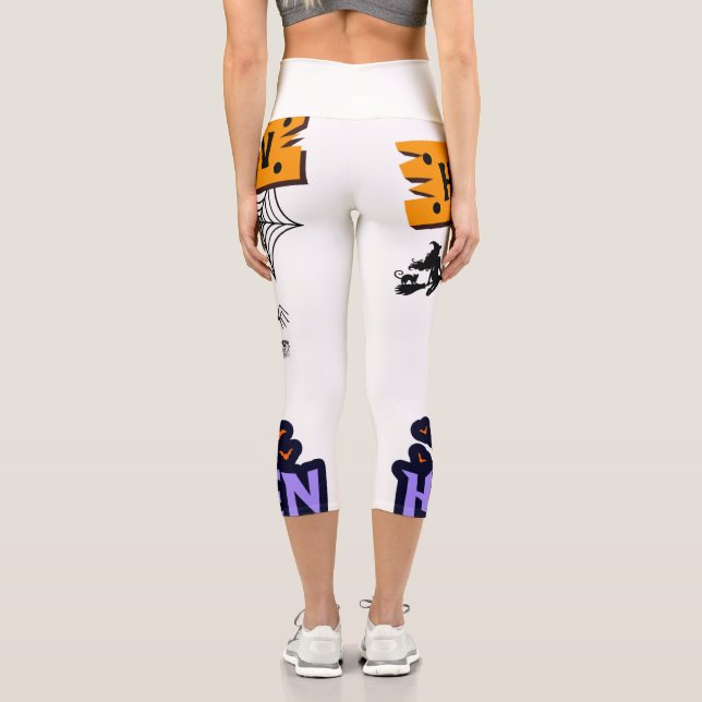 Halloween Party Capri Leggings (Rückseite)