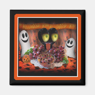 Halloween-Party Center Magnet