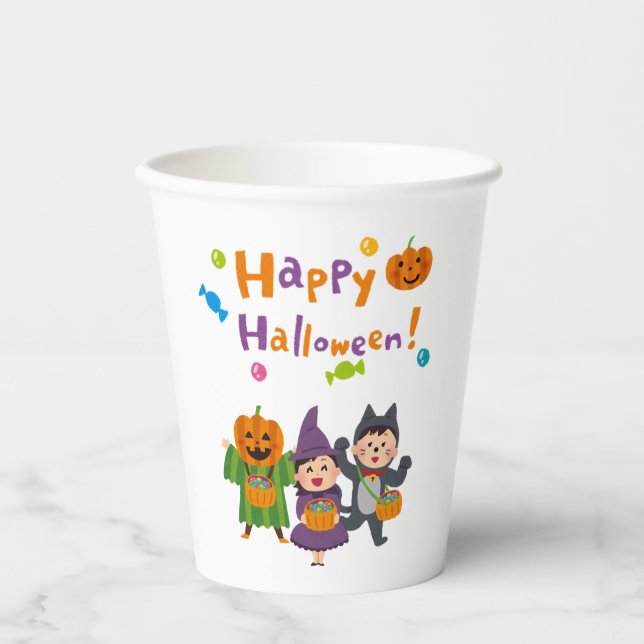 Halloween-Party Collection! Pappbecher (Vorderseite)