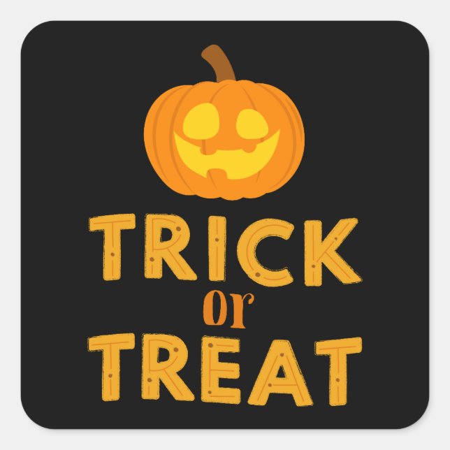 Halloween-Party Collection! Quadratischer Aufkleber (Vorderseite)