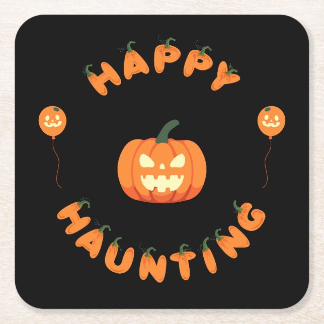 Halloween-Party Collection! Rechteckiger Pappuntersetzer (Vorderseite)