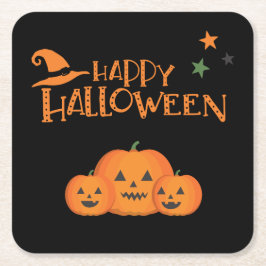 Halloween-Party Collection! Rechteckiger Pappuntersetzer