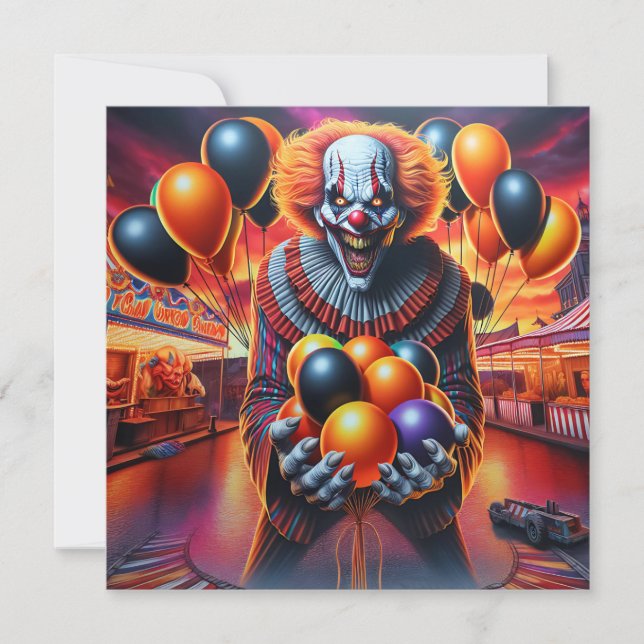 Halloween-Party | Creepy Clown Themed (Vorderseite)