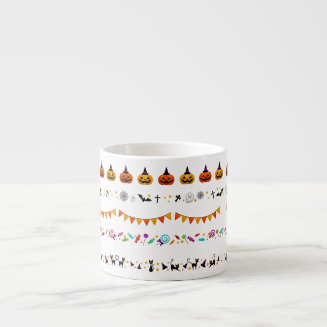 Halloween-Party-Creepy-Dekoration ist ein Kunststü Espressotasse (Vorderseite)