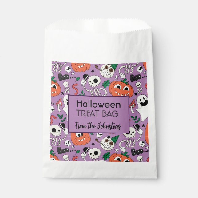 Halloween-Party Custom Leckerei Totbeutel Geschenktütchen (Vorderseite)