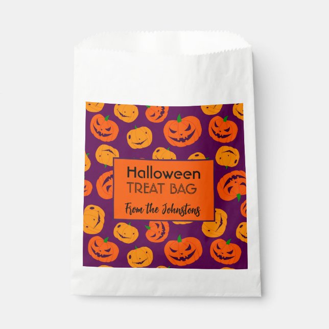 Halloween-Party Custom Leckerei Totbeutel Geschenktütchen (Vorderseite)