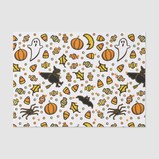 Halloween Party Decor Seidenpapier (Vorderseite)