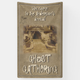 Halloween-Party der Ghost-Ansammlung (anpassbar) Banner
