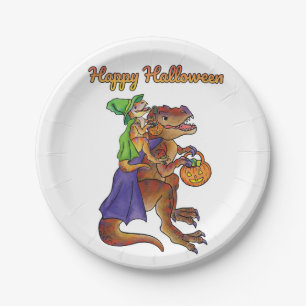 Halloween-Party Dinosaurier Papier Teller
