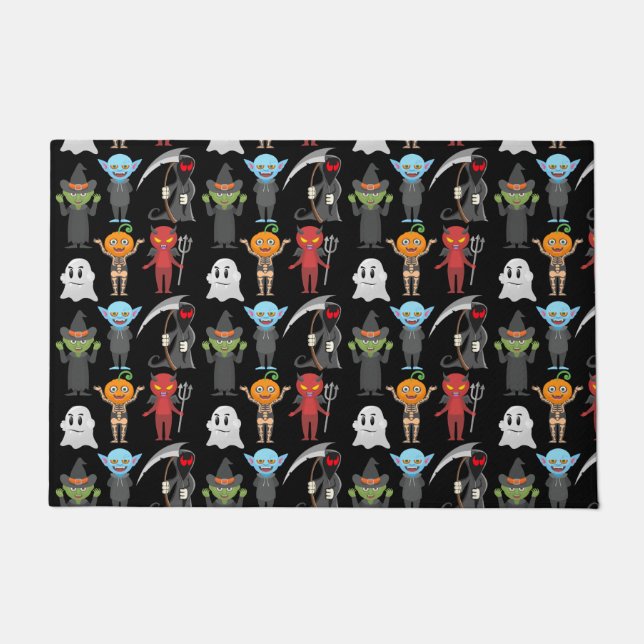 Halloween-Party Doormat Fußmatte (Vorderseite)