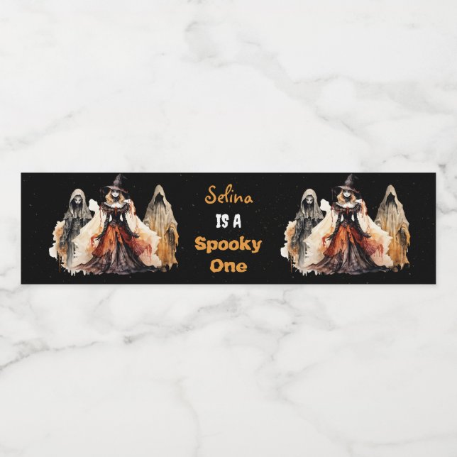 Halloween Party Drink Cocktail Wasserflaschenetikett (Einzelnes Label)