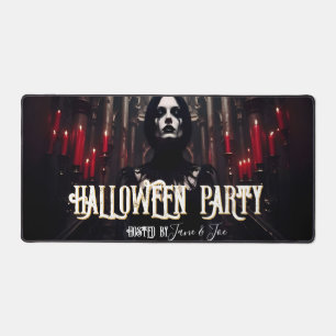 Halloween-Party - Dunkelgotische Einladung Schreibtischunterlage