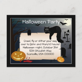 Halloween-Party Einladung