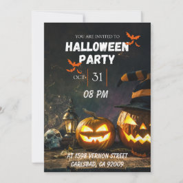 Halloween-Party Einladung