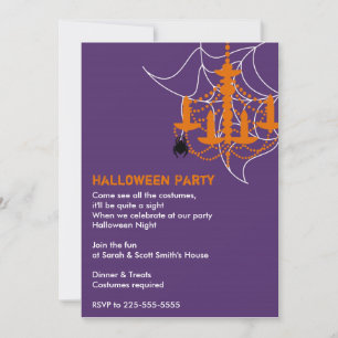 Halloween-Party Einladung