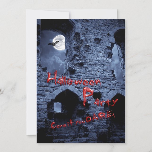 Halloween-Party Einladung (Vorderseite)