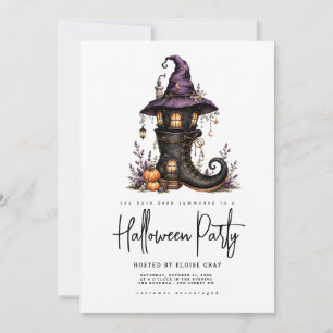 Halloween-Party-Einladung