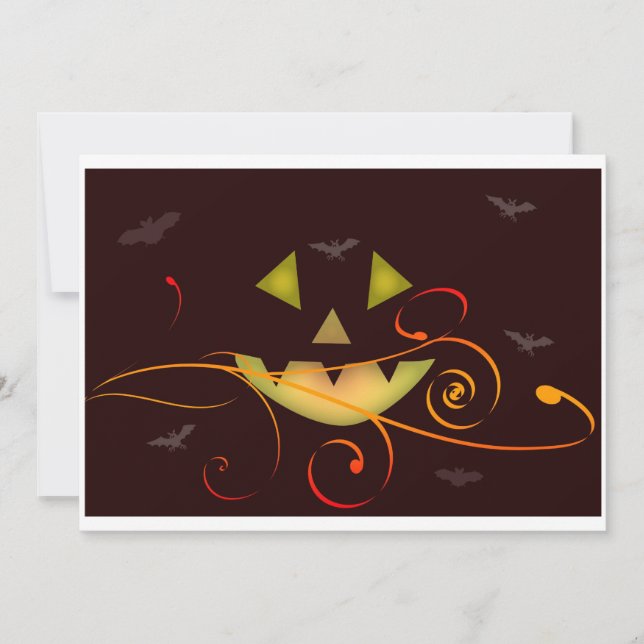 Halloween-Party Einladung (Vorderseite)