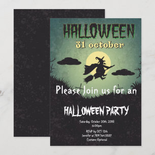 Halloween-Party Einladung