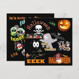 Halloween-Party Einladung