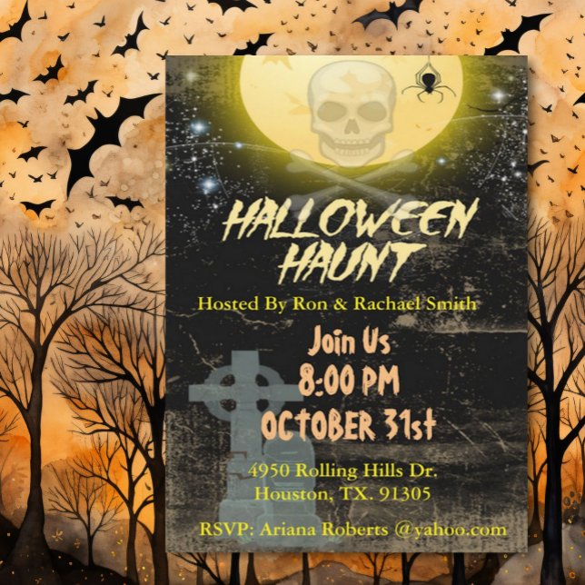 Halloween-Party Einladung (Von Creator hochgeladen)