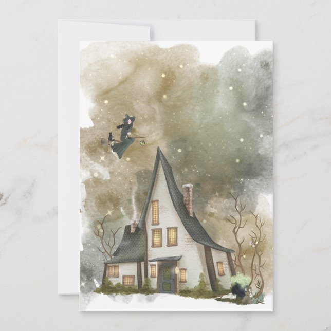 Halloween-Party Einladung (Rückseite)