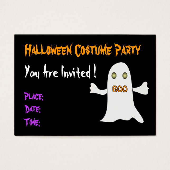 Halloween-Party - Einladung (Vorderseite)