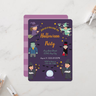 Halloween-Party Einladung