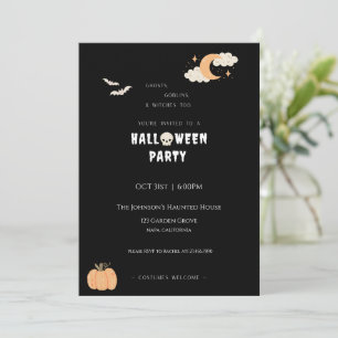 Halloween-Party-Einladung Einladung