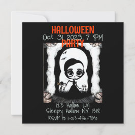 Halloween-Party-Einladung Einladung