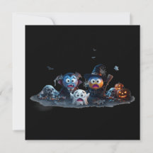 Halloween-Party-Einladung