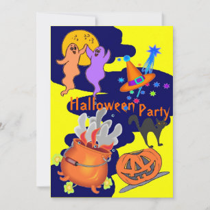 Halloween-Party-Einladung Einladung