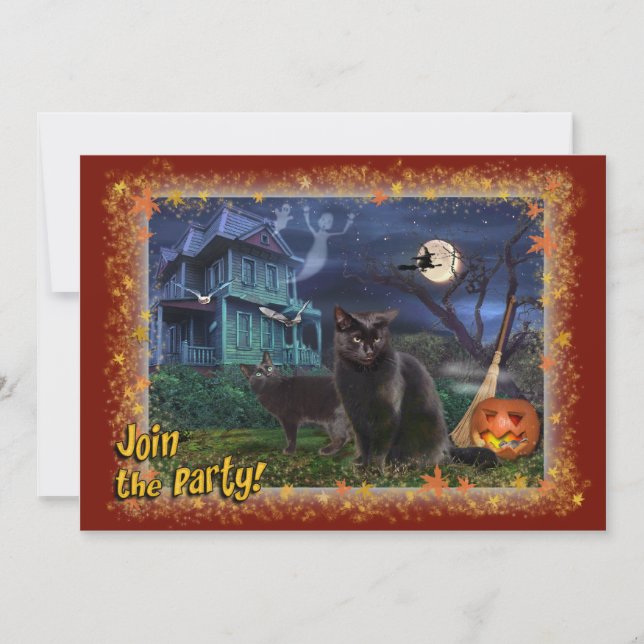 Halloween-Party-Einladung Einladung (Vorderseite)