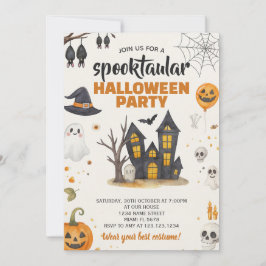 Halloween-Party-Einladung Einladung