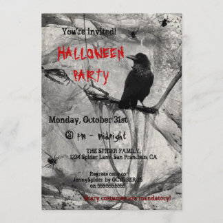 Halloween-Party-Einladung Einladung
