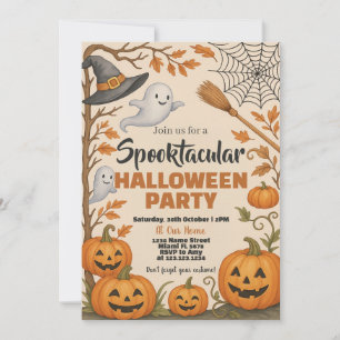 Halloween-Party-Einladung Einladung