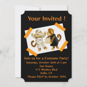 Halloween-Party-Einladung Einladung