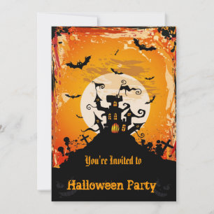 Halloween-Party-Einladung Einladung