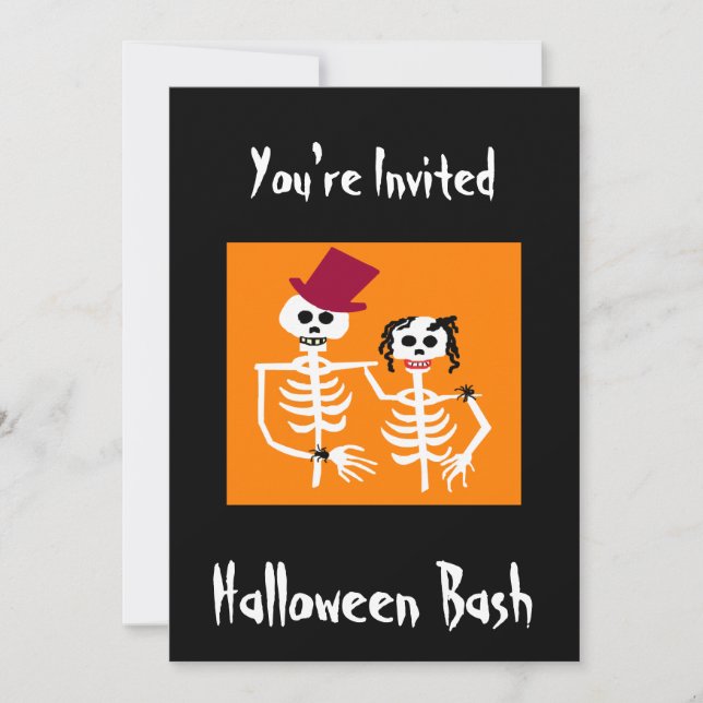 Halloween-Party-Einladung Einladung (Vorderseite)