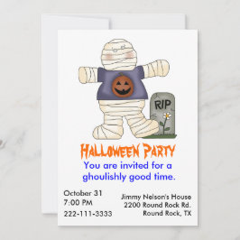 Halloween-Party-Einladung Einladung