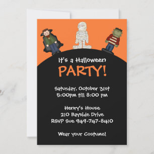 Halloween-Party-Einladung Einladung