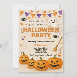Halloween-Party-Einladung Einladung
