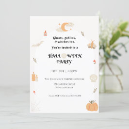 Halloween-Party-Einladung Einladung