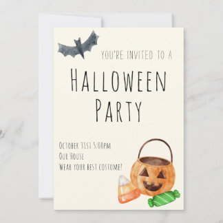 Halloween-Party-Einladung Einladung
