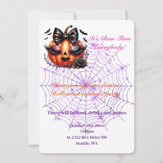 Halloween-Party-Einladung Einladung (Vorderseite)